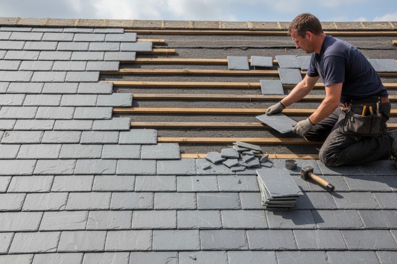 Slate Roof Leak Repair